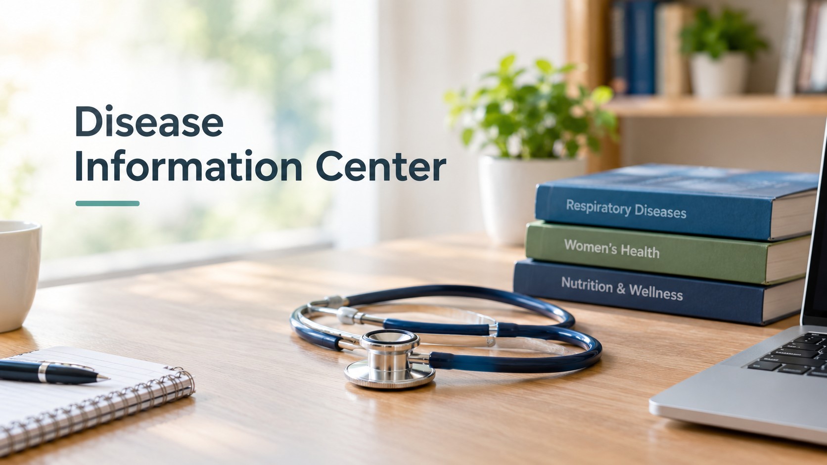 Disease Information Center Desk Setup